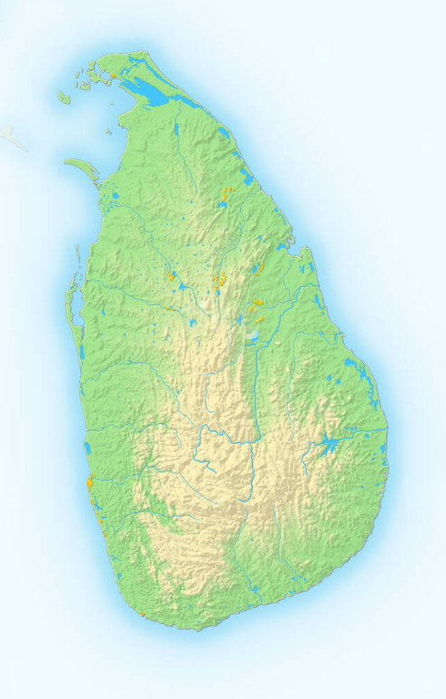 Sri Lanka Aerial View